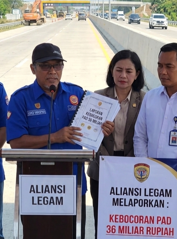 PT. Waskita Transjava Tol Road (WTTR) dan PT. Jasamarga Probolinggo Banyuwangi (JPB) Dituntut Bertanggung Jawab Atas Menguapnya PAD 36 Miyar. LEGAM Terus Desak APH.