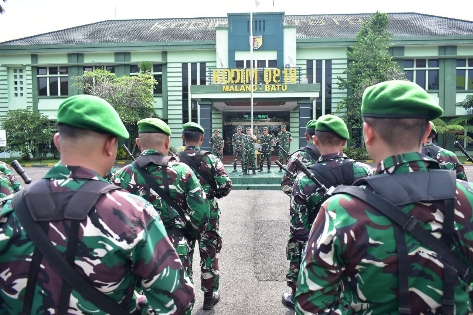 Kodim 0818 Malang - Batu Menerima Kunjungan Tim Kodiklatad